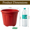 12-inch Plastic Pots for Garden