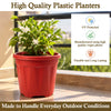 10-inch Plastic Pots for Garden