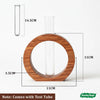 Sheesham Round Wooden Planter