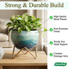 Ocean Wave Metal Planter