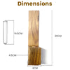 Sheesham Wall Hanging Wooden Planter