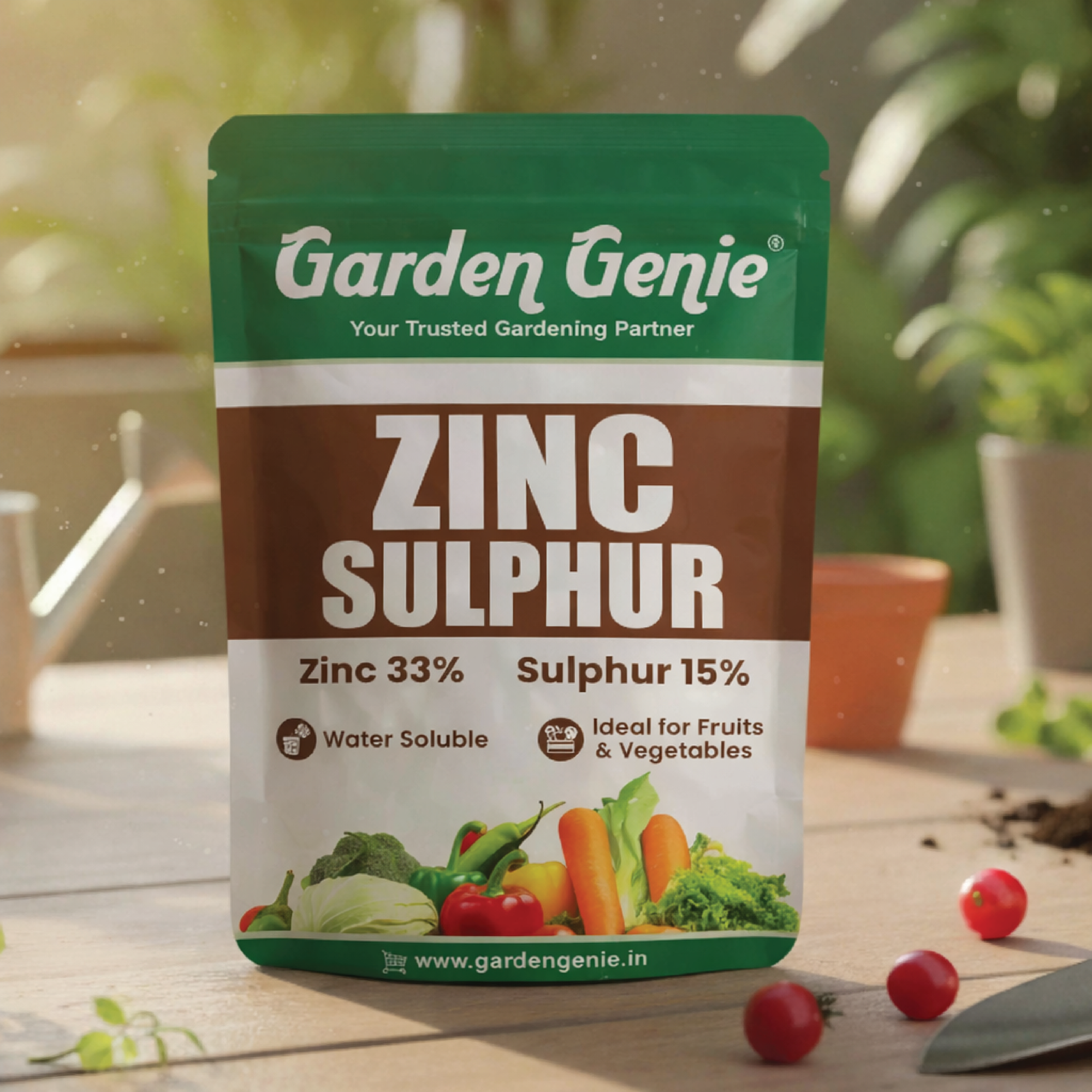 Zinc Sulphate (Zinc 33%, Sulphur 15%) Powder Fertilizer