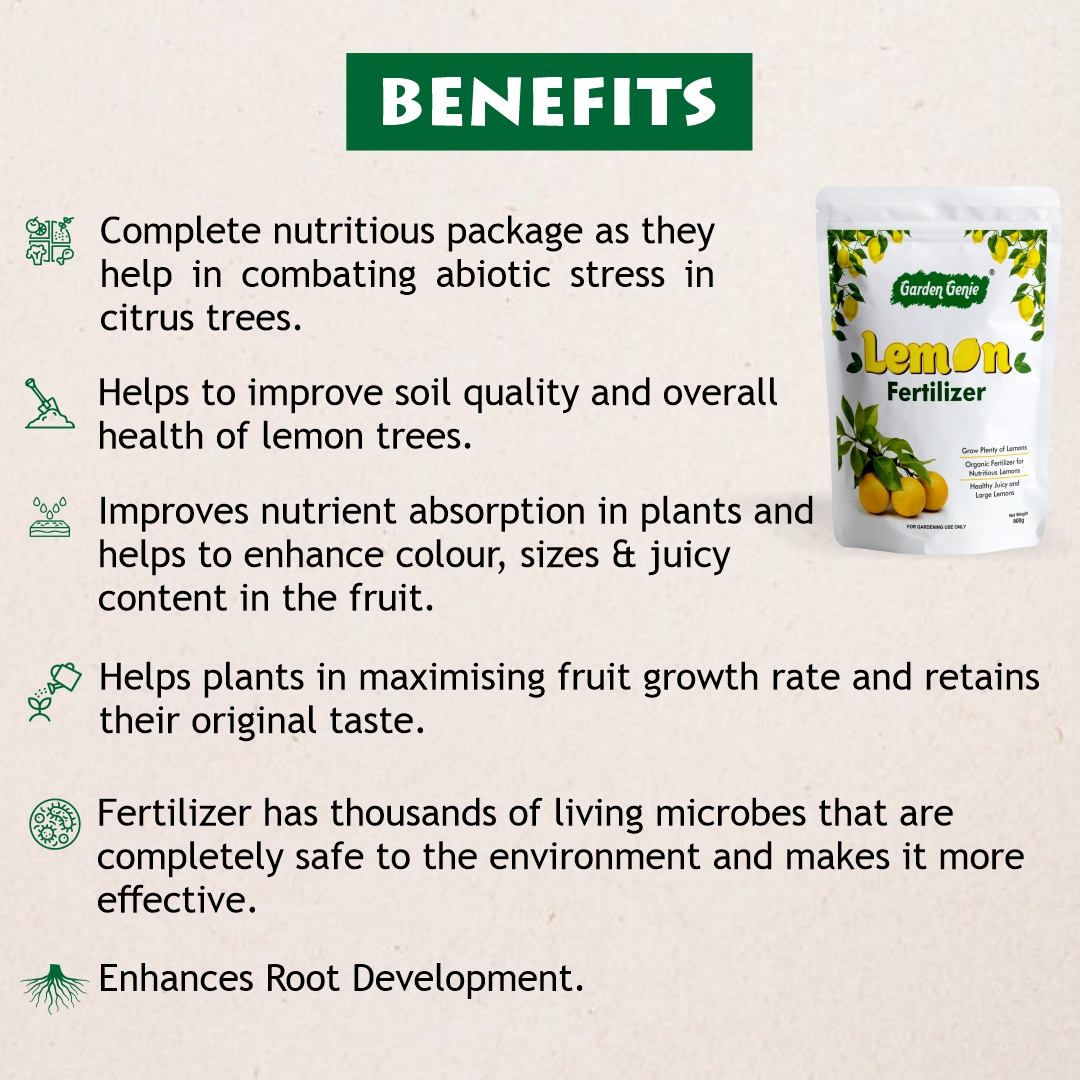 Benefits of Lemon Care Fertilizer