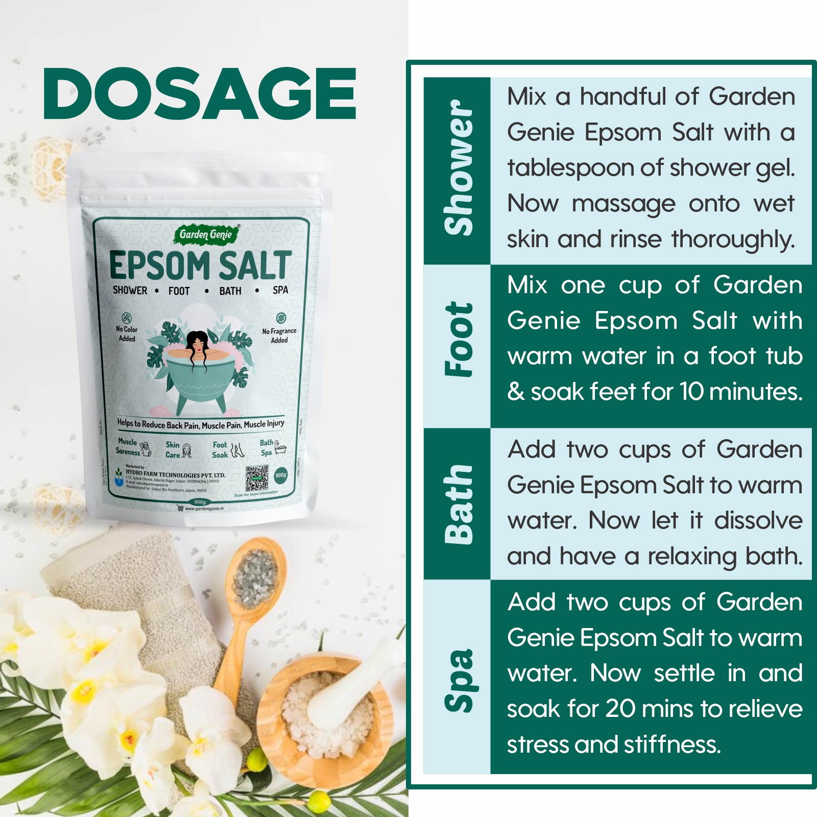 Dosage of Epsom Salt